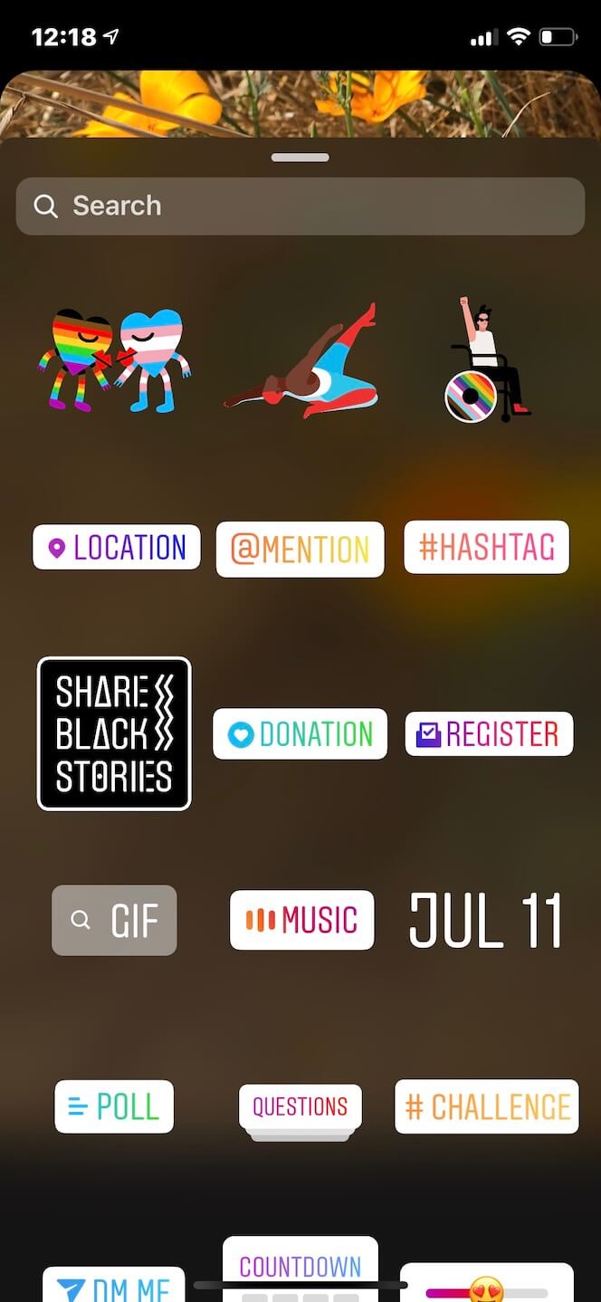 how do you move the music on instagram story