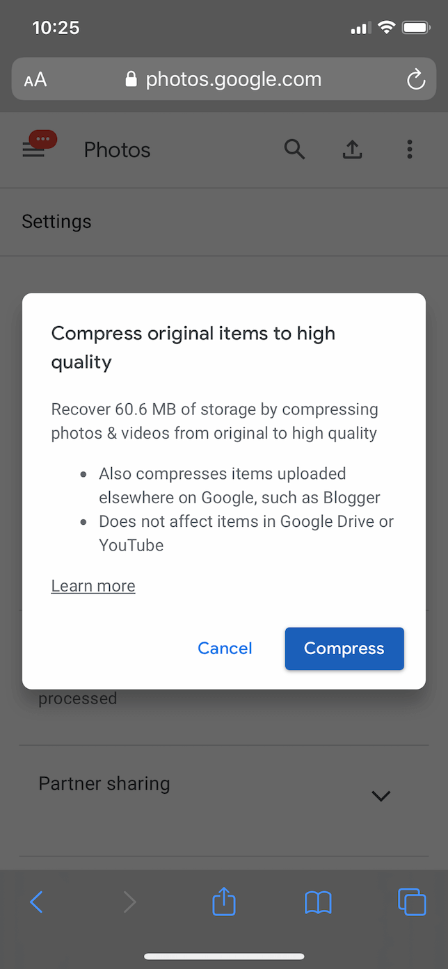 How to compress original photos to get free Google Photos storage