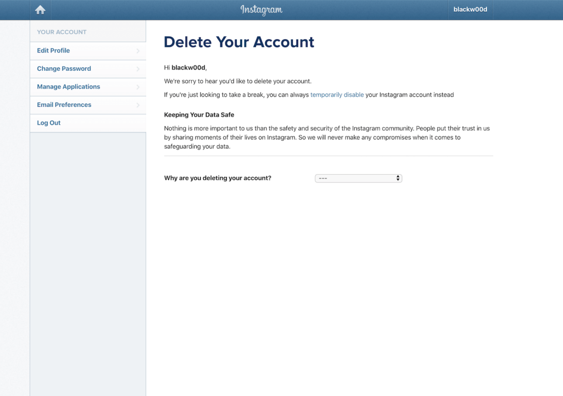 How to deactivate your Instagram account or delete it for good