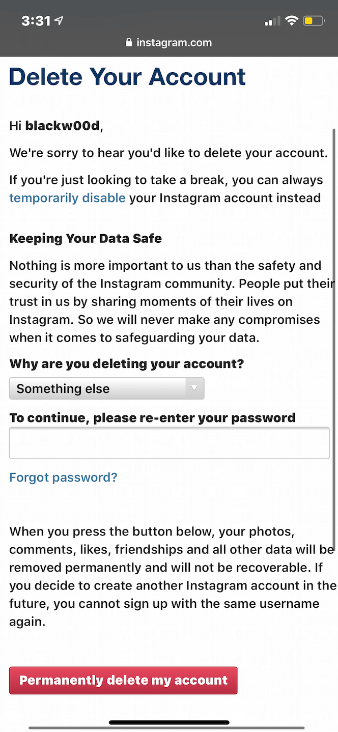 How To Deactivate Your Instagram Account Or Delete It For Good 2448