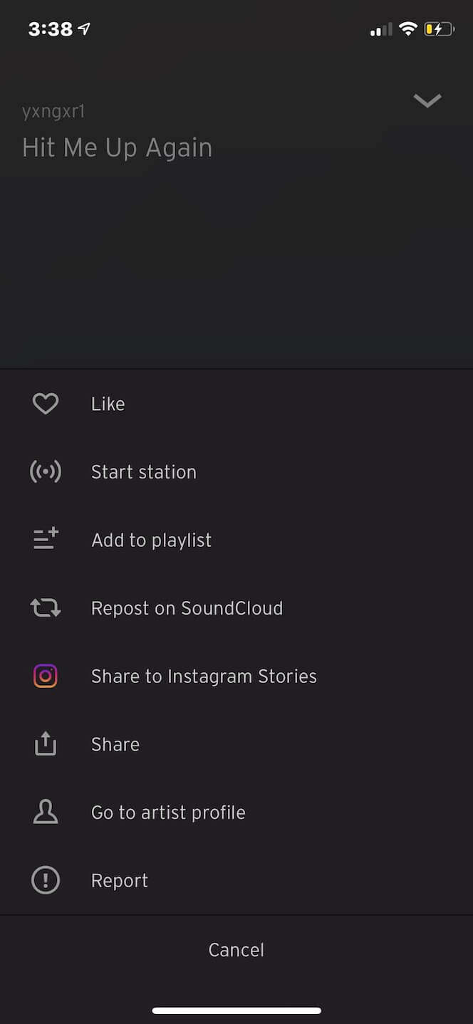 How to share SoundCloud music on IG Story