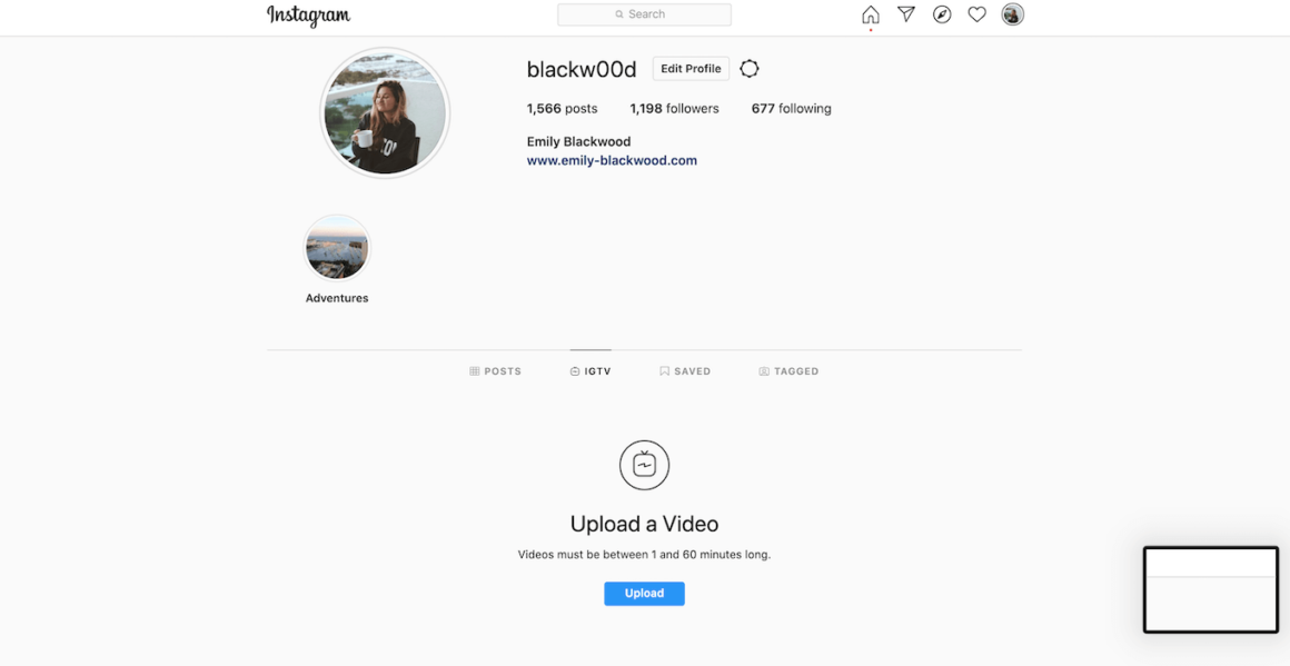 How to upload a video to Instagram from a Windows computer