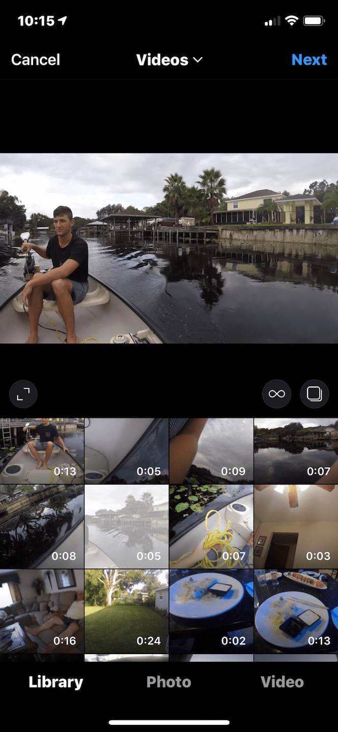 How to change the aspect ratio of a video for an Instagram post