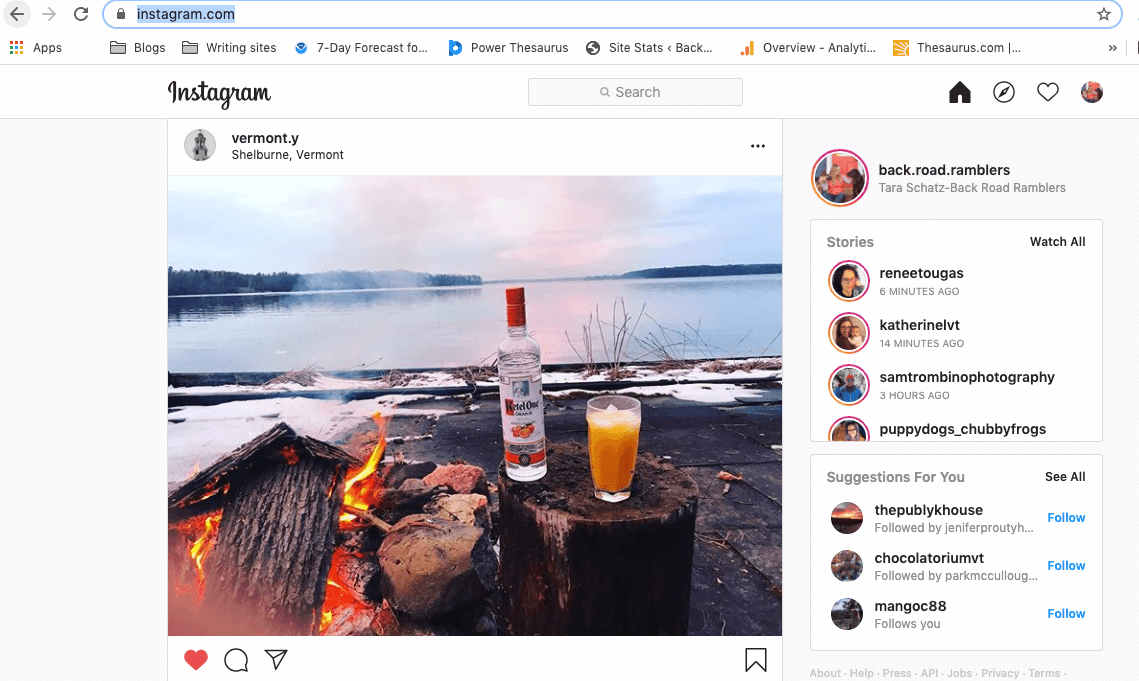 how to use instagram on computer mac