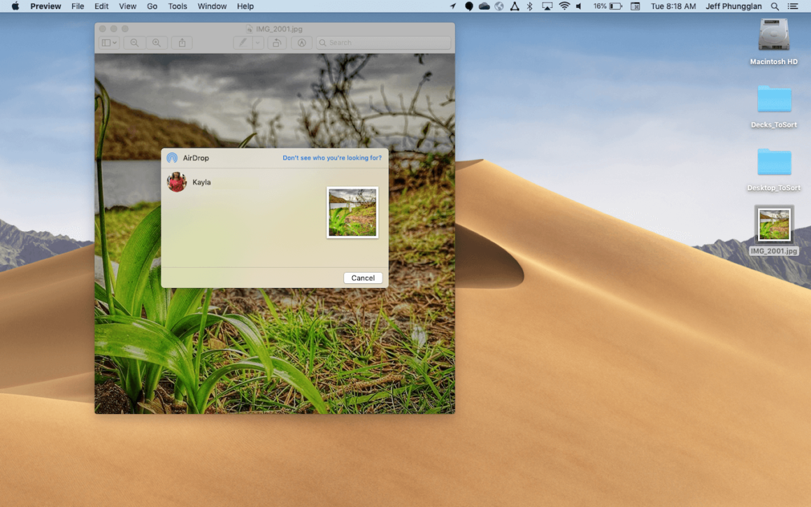 How to AirDrop photos from your Mac to your iPhone