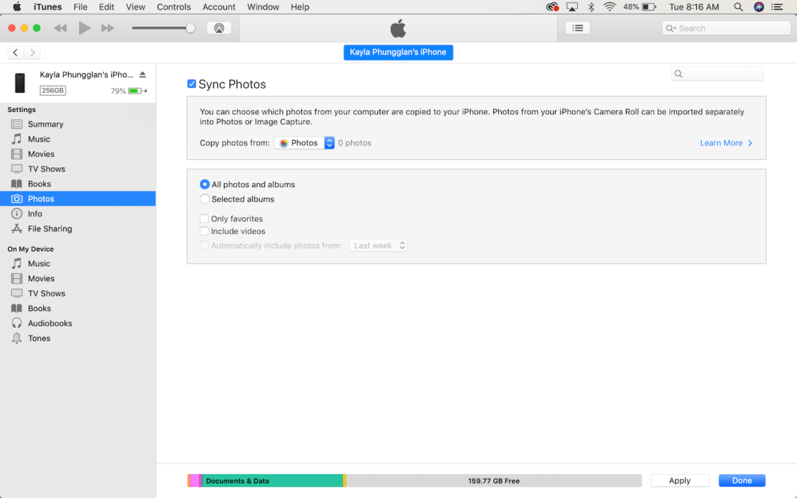 do you have to itune to download photos from iphone to pc