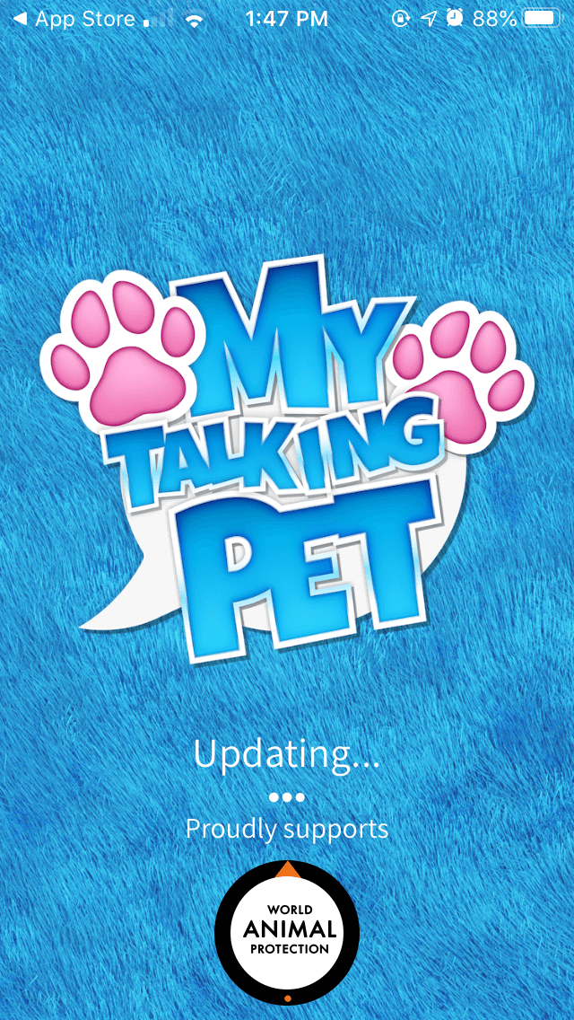 My Talking Pet, one of the best GIF apps for iPhone