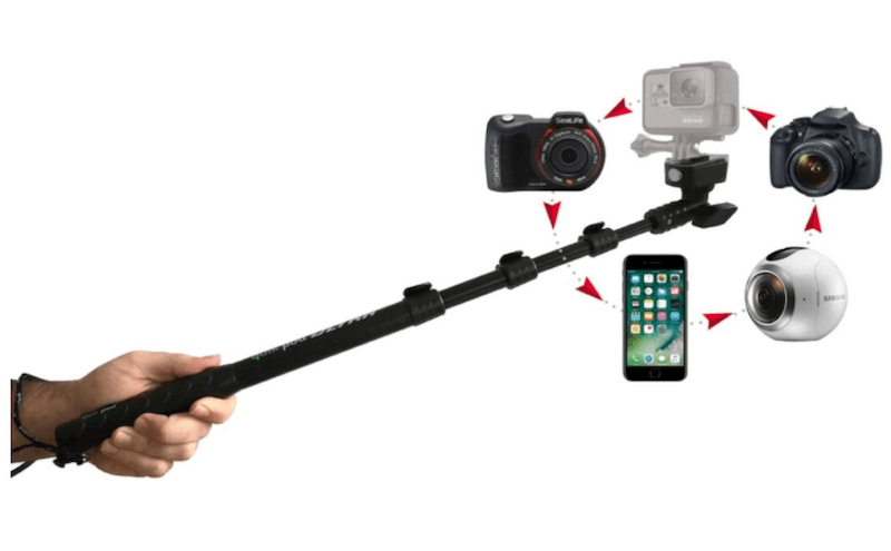 Quik Pod, a sport selfie stick for Apple iPhone