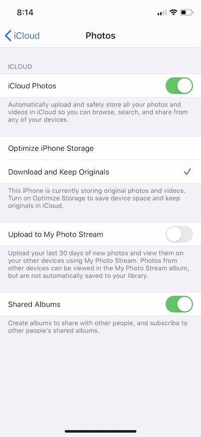 How to switch on iCloud Photos on your iPhone