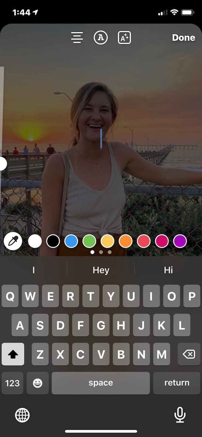 Instagram Stories tips: How to access the whole color wheel