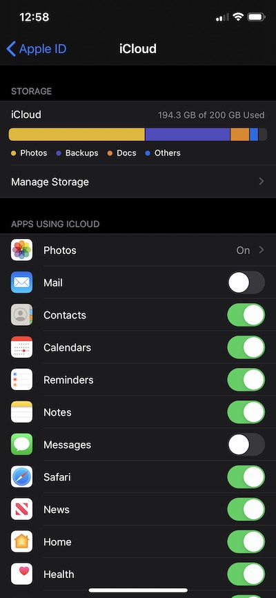 Check in the Settings to see why your iCloud storage is almost full