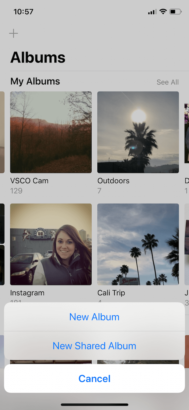 How to create a shared album on iPhone