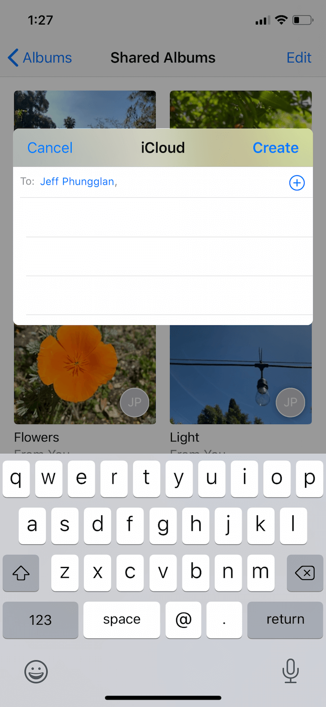 ICloud Photo Sharing How To Share An Album On IPhone