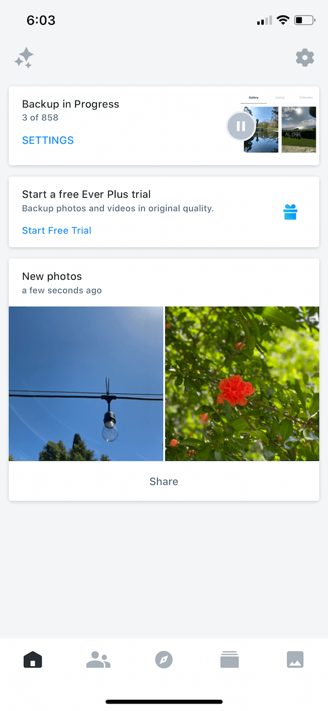 Ever, the best photo sharing app for iPhone