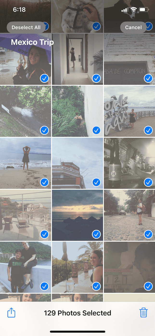 How to delete photos from an album on iPhone