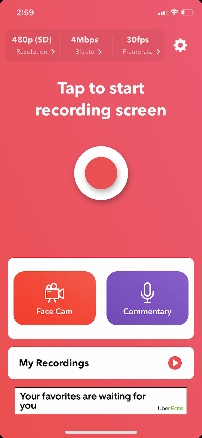 facecam and screen recorder