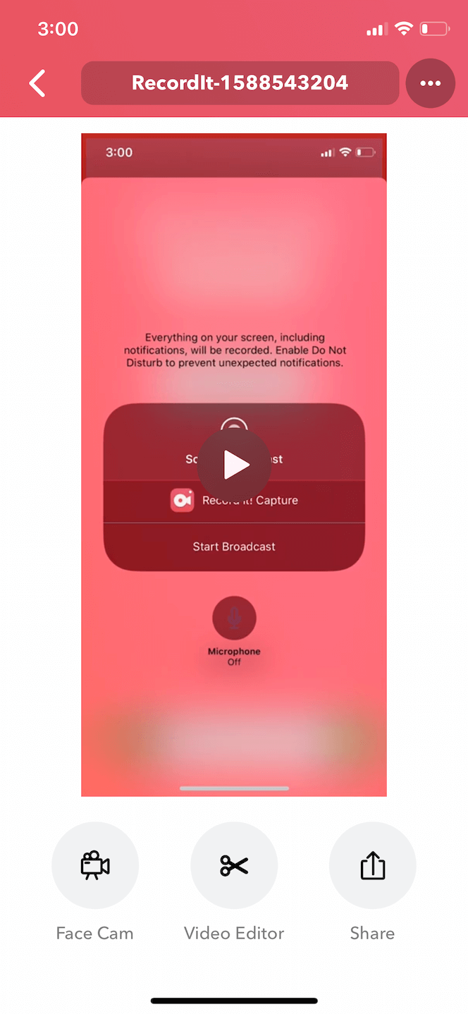 Record It, an app to record and broadcast on iPhone