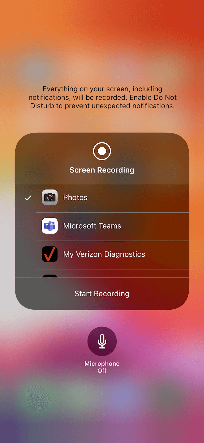 how to get screen record on iphone