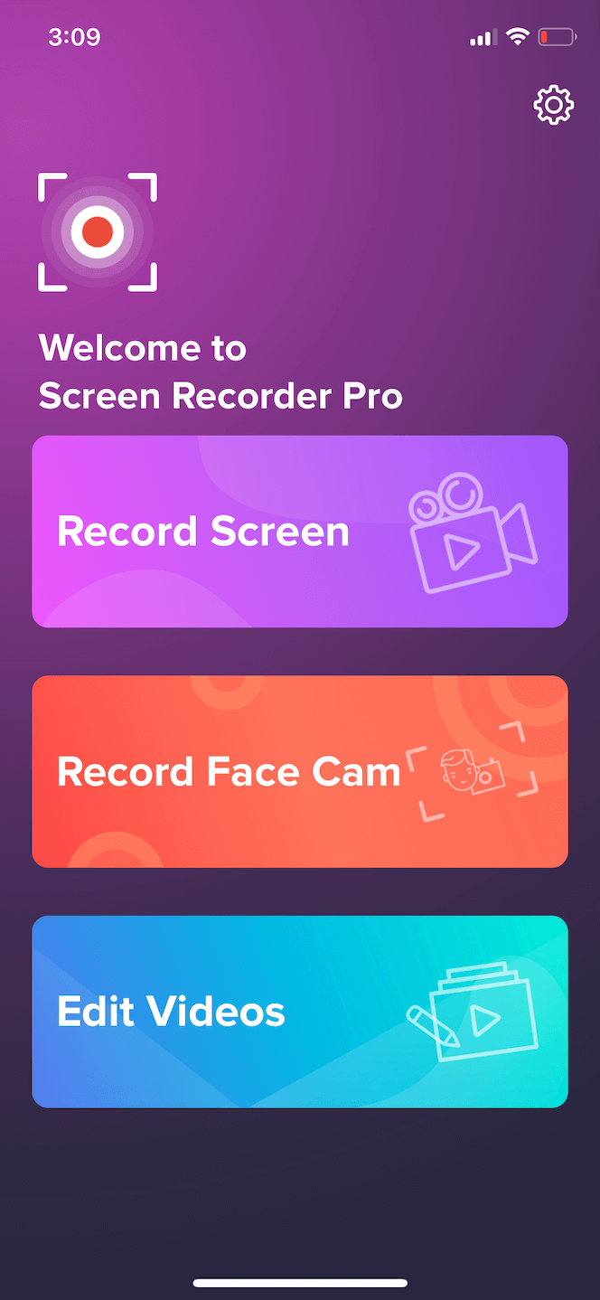 Screen Recorder Pro, the best screen recorder app for iPhone