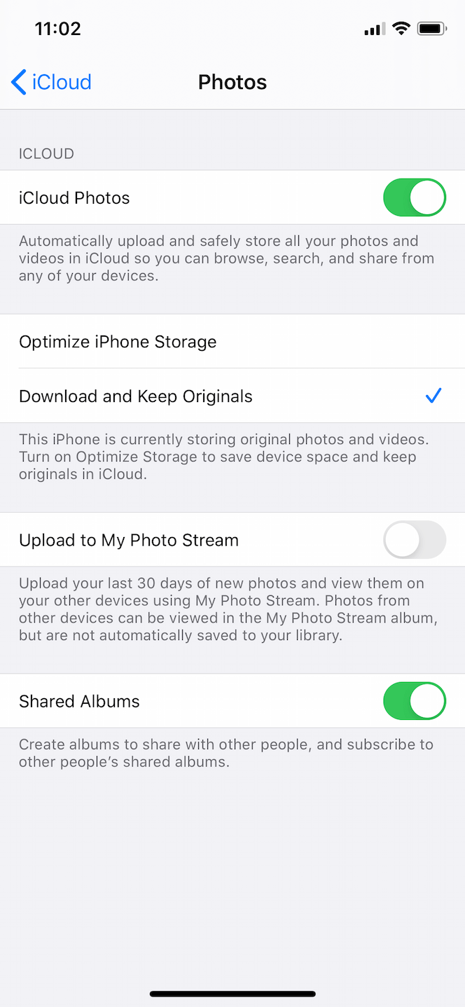 Cómo comenzar a hacer una copia de seguridad de las fotos del iPhone en iCloud