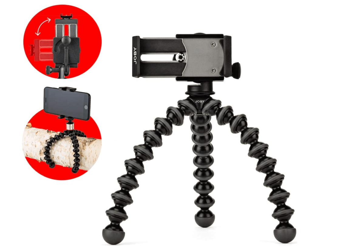 Joby Gorillapod, a great flexible iPhone tripod mount