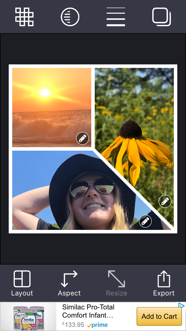 How to put together a photo collage with the Stitch app