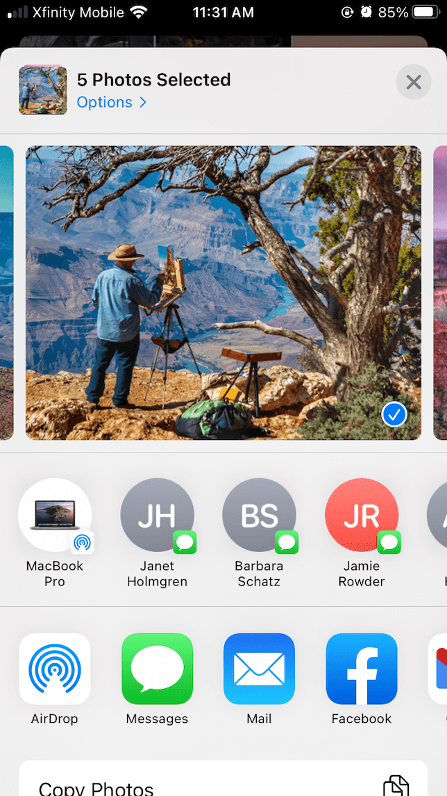 airdrop text from mac to iphone