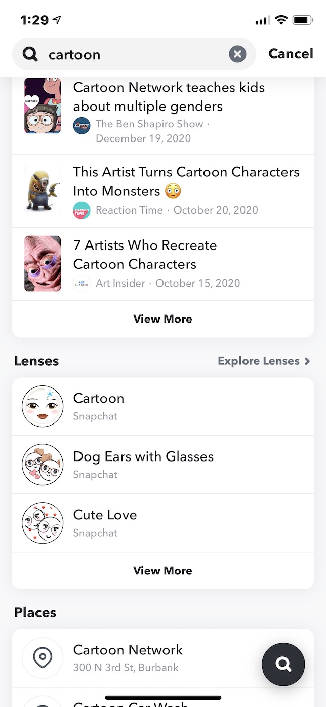 Second screenshot showing the Disney Filter on TikTok.