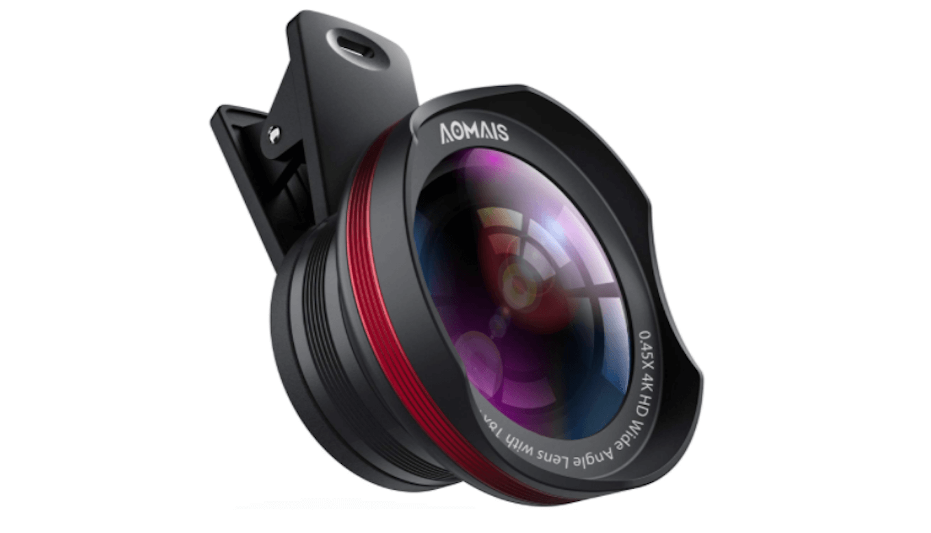 Image of a macro lens for iPhone by Aomais.