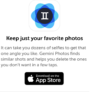Mobile banner: Scarica Gemini Foto e mantenere solo le foto dove si guarda il tuo meglio