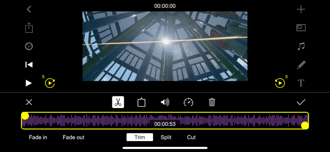 Screenshot of Filmmaker Pro.