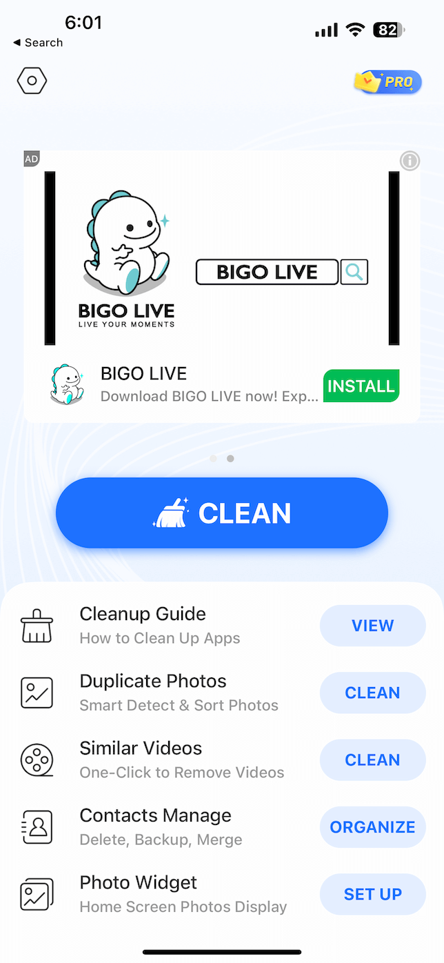 Phone Clean app