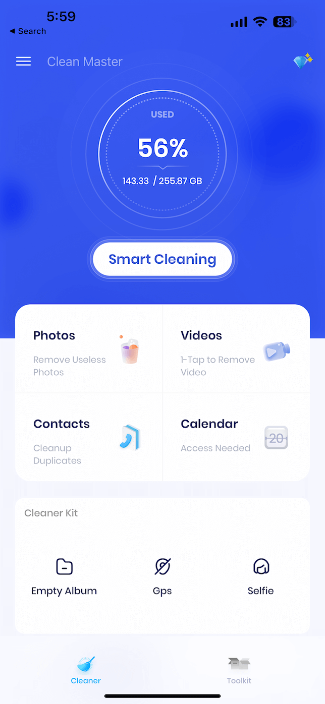 Clean Master app