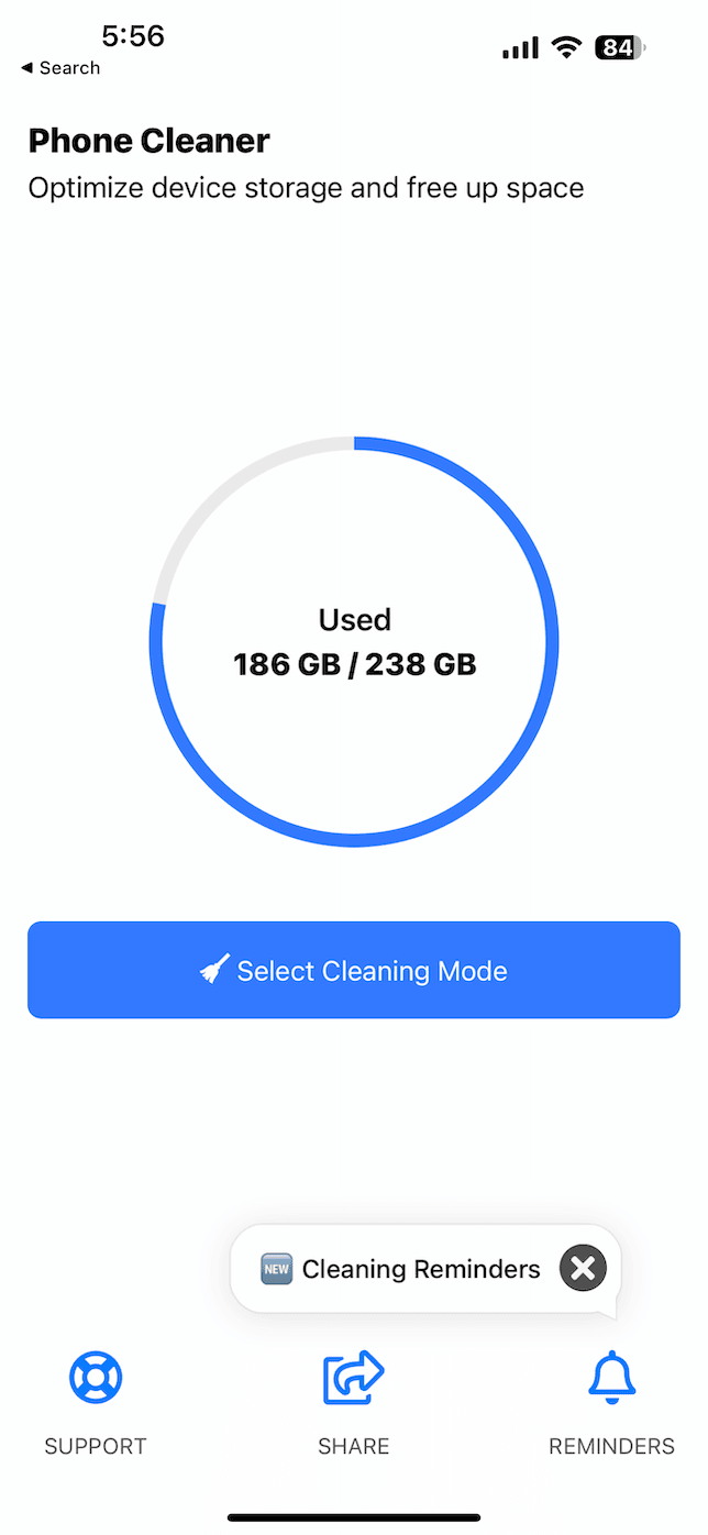 Phone Cleaner app