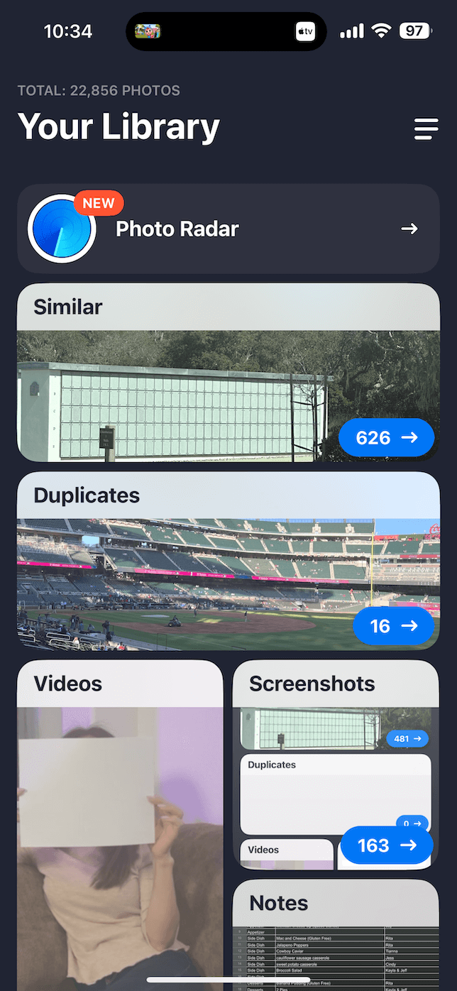 How to clear duplicates photos