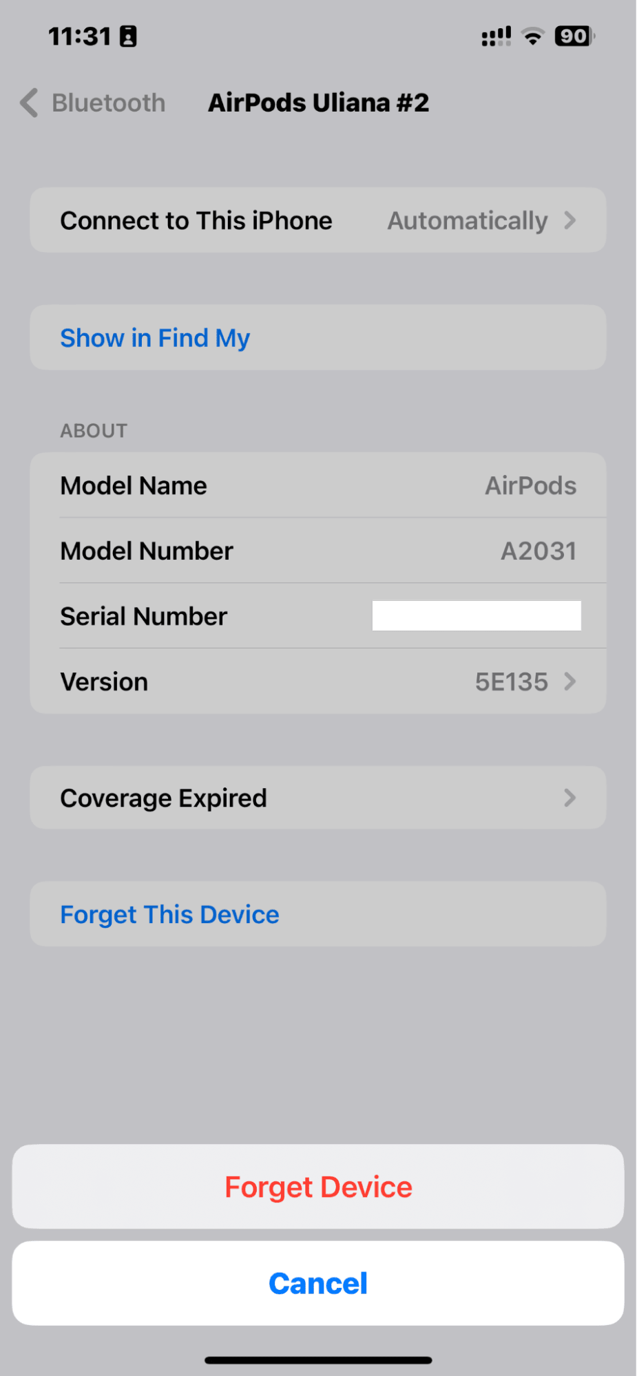 How to reset AirPods