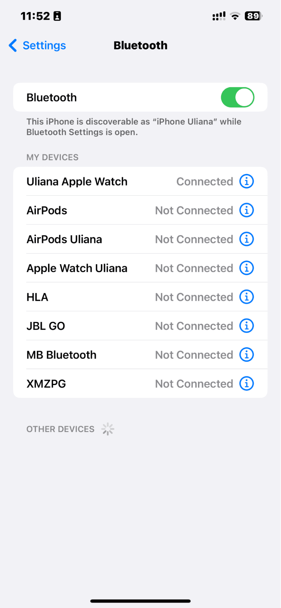 connecting AirPods to new iPhone