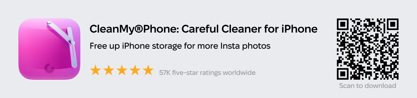 CleanMy®Phone banner