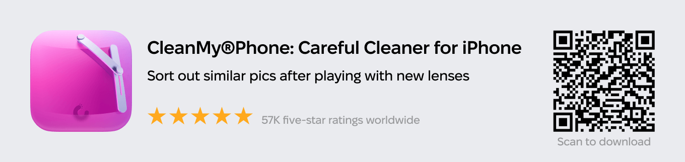 CleanMy®Phone Desktop Banner