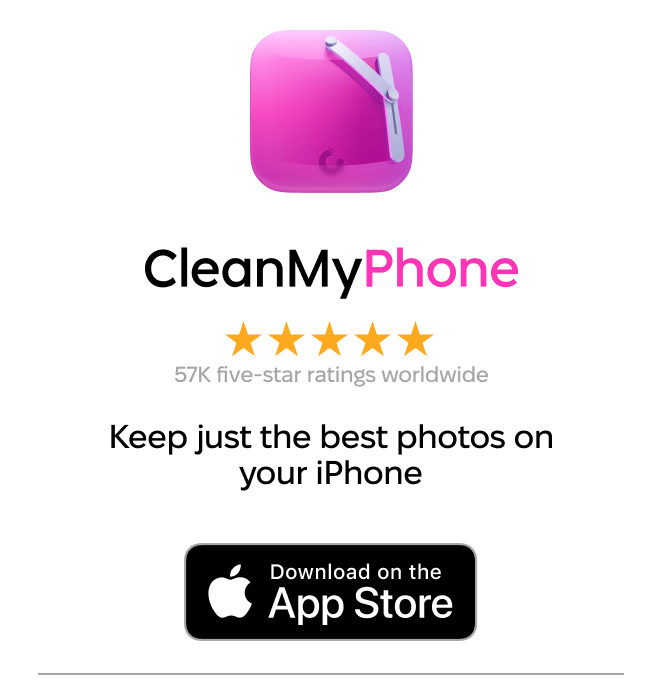 CleanMy®Phone mobile banner