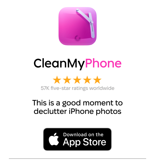 CleanMy®Phone mobile banner