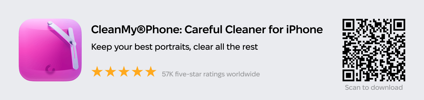CleanMy®Phone desktop banner