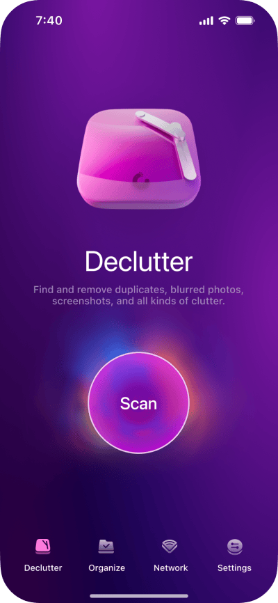 CleanMyPhone Declutter Storage