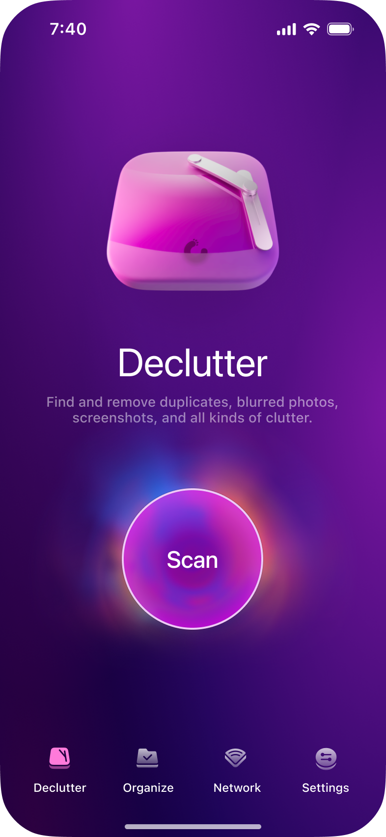 Declutter module in CleanMy®Phone
