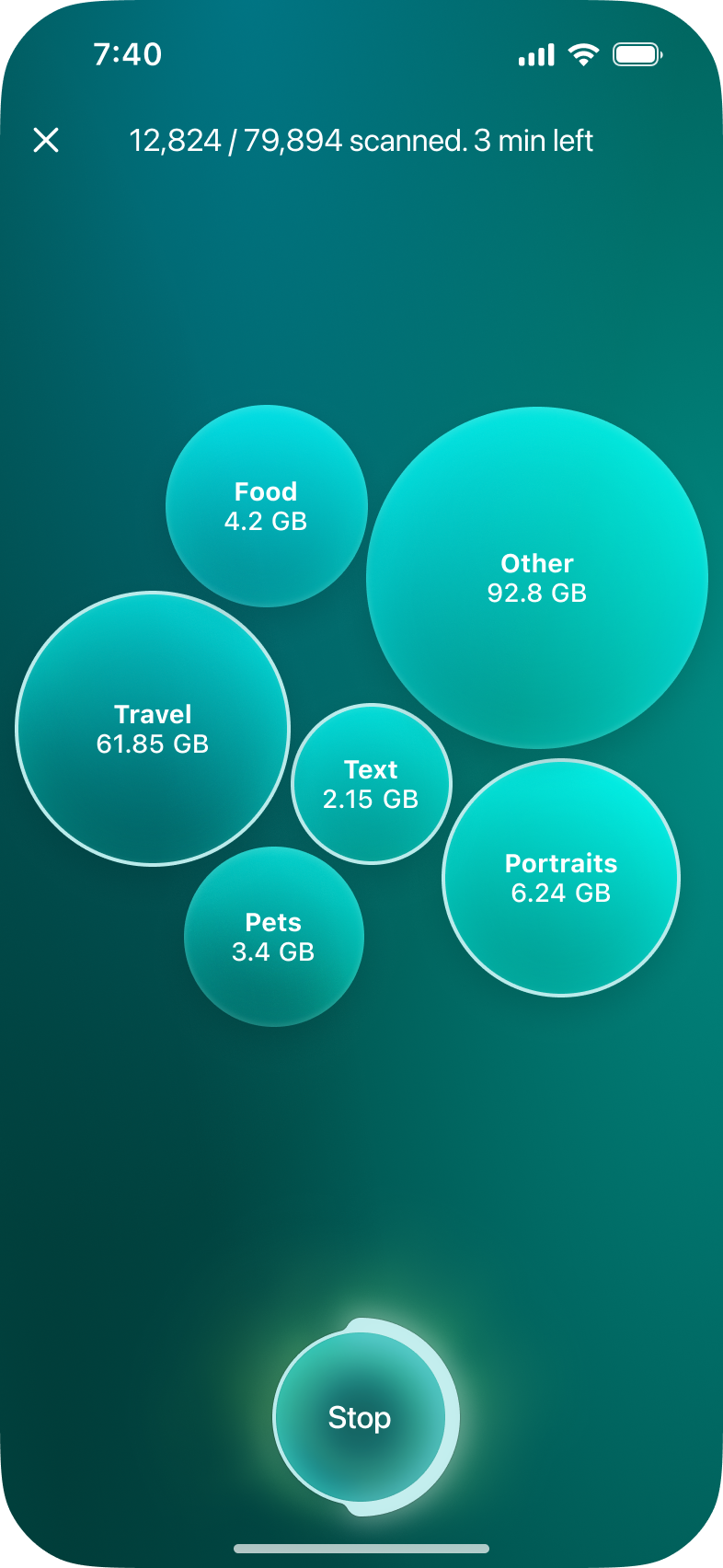 Organize module – Scan