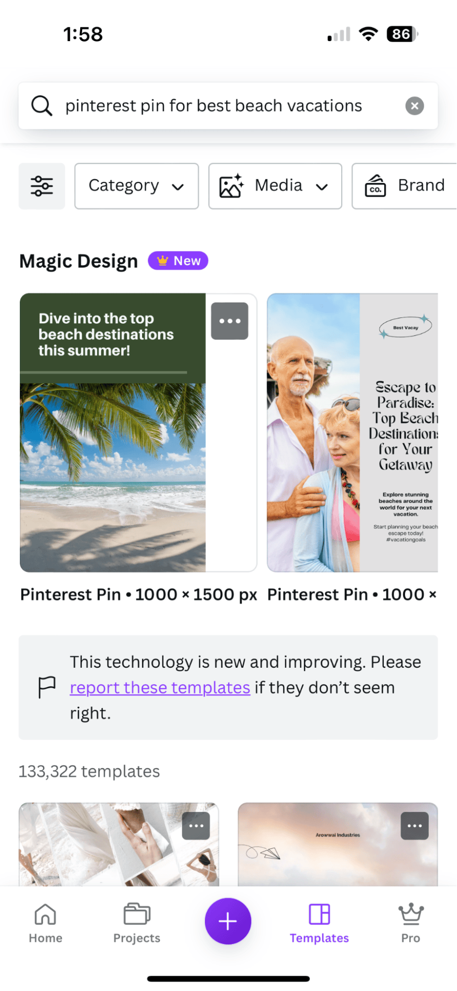 Canva photo editor